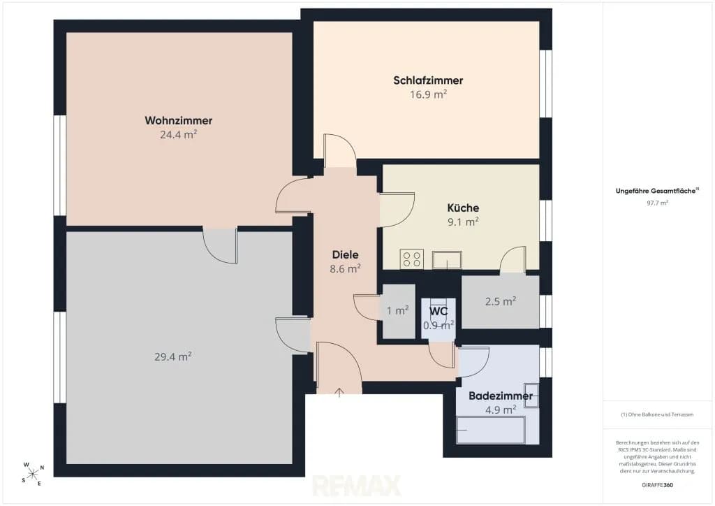 3-Zimmer-Wohnung kaufen in Eisenstadt – 100 m², € 169.000 – Bild 6 von 6