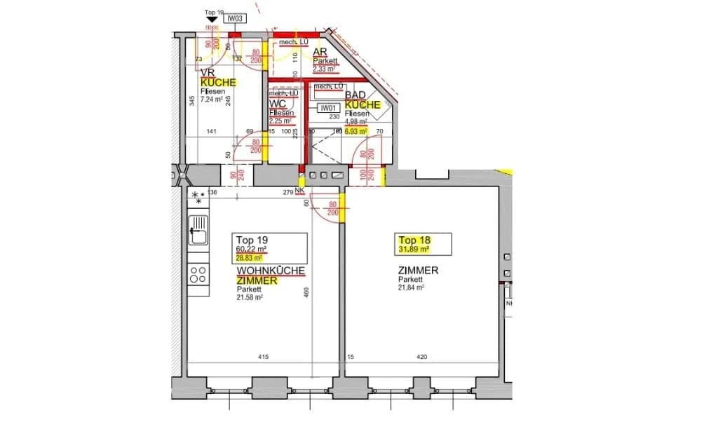 2-Zimmer-Wohnung kaufen in Wien – 60,2 m², € 361.320 – Bild 15 von 15