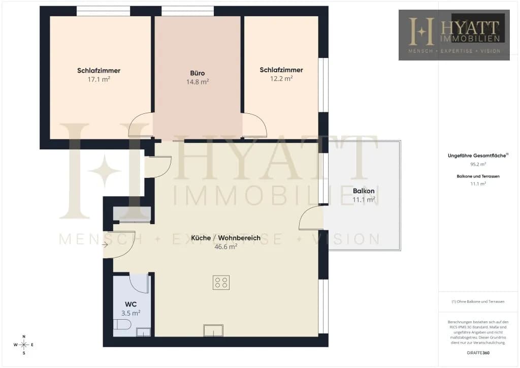 4-Zimmer-Wohnung mieten in Wien – 95,2 m², € 3.015 – Bild 42 von 42