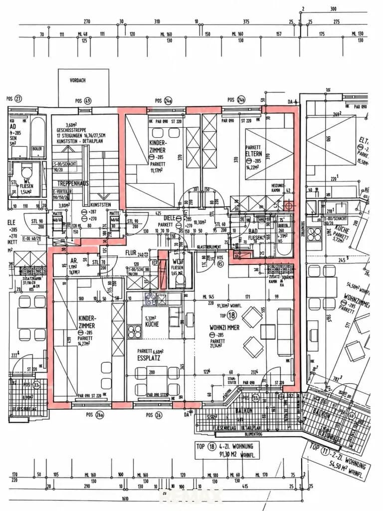 4-Zimmer-Wohnung kaufen in Salzburg-Umgebung – 91,3 m², € 369.000 – Bild 35 von 36