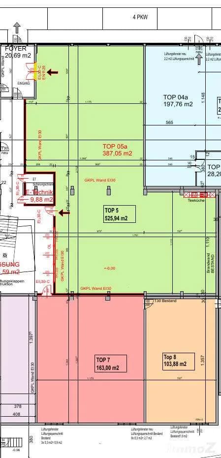 1-Zimmer-Gewerbeimmobilie mieten in Leibnitz – 671 m², € 7.381