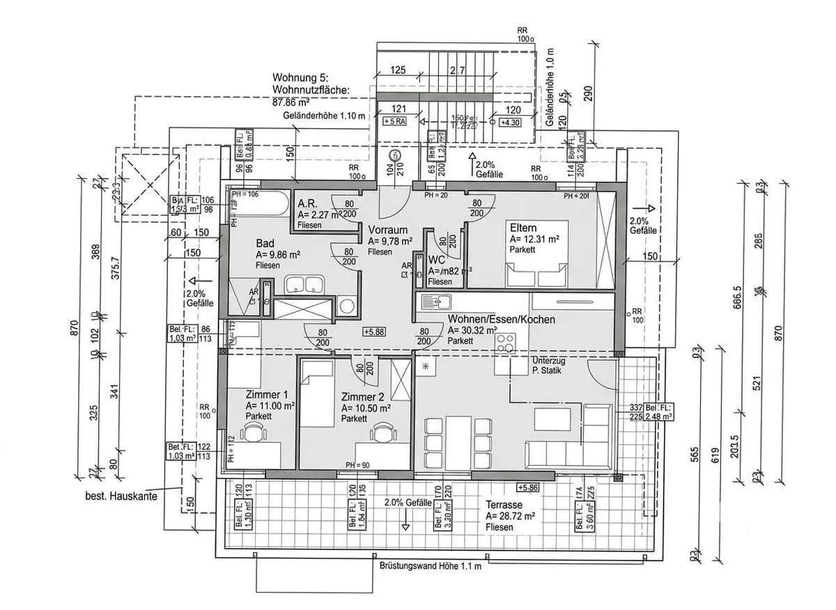 4-Zimmer-Wohnung kaufen in Graz-Umgebung – 87,86 m², € 325.000 – Bild 11 von 11
