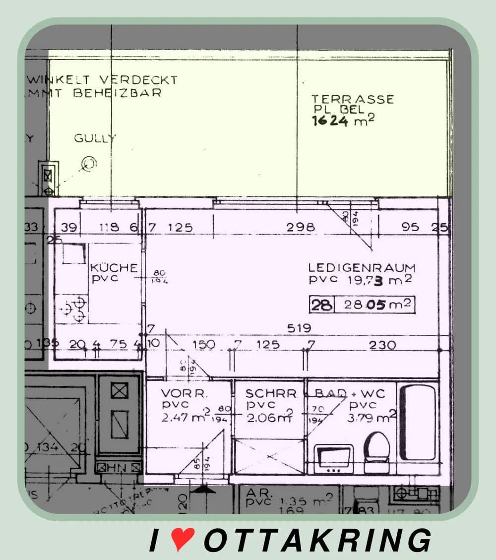 1-Zimmer-Wohnung mieten in Wien – 28 m², € 870 – Bild 11 von 22