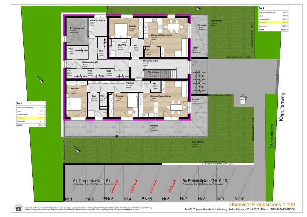 3-Zimmer-Wohnung kaufen in Freistadt – 78,79 m², € 408.640 – Bild 10 von 11