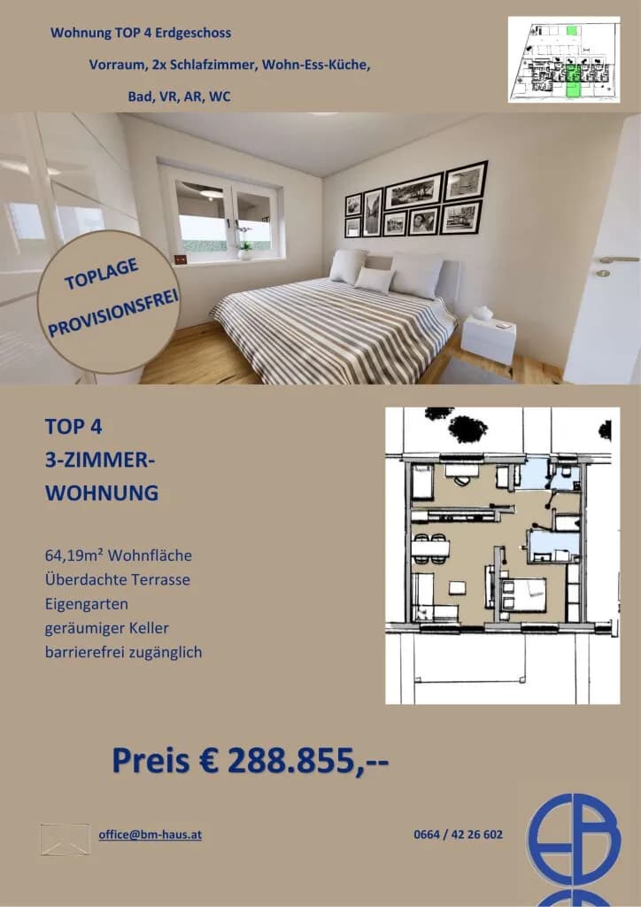 3-Zimmer-Wohnung kaufen in Wolfsberg – 64,19 m², € 288.855 – Bild 7 von 12