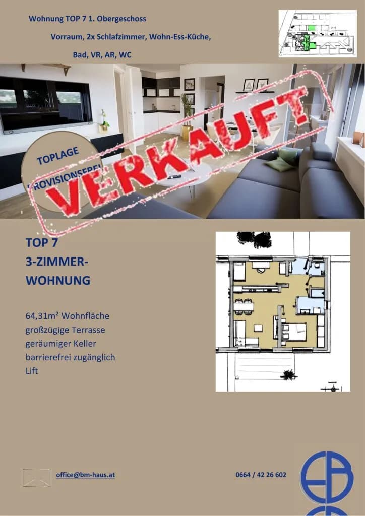 3-Zimmer-Wohnung kaufen in Wolfsberg – 64,19 m², € 288.855 – Bild 10 von 12
