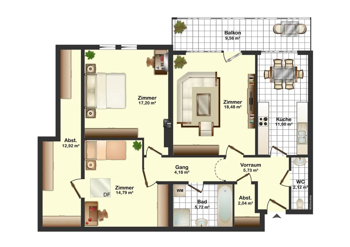 3-Zimmer-Wohnung kaufen in Kitzbühel – 81 m², € 690.000 – Bild 7 von 7