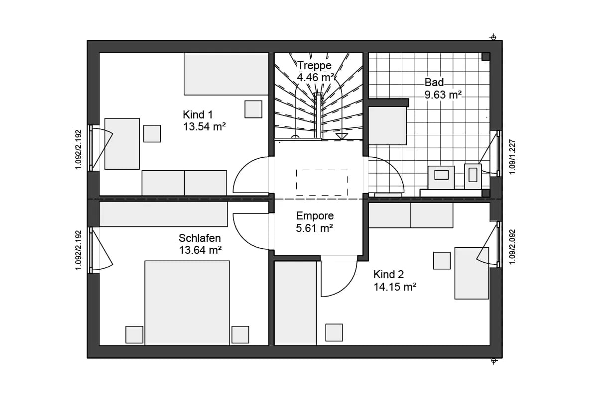 3-Zimmer-Haus kaufen in Baden – 122 m², € 599.500 – Bild 3 von 5