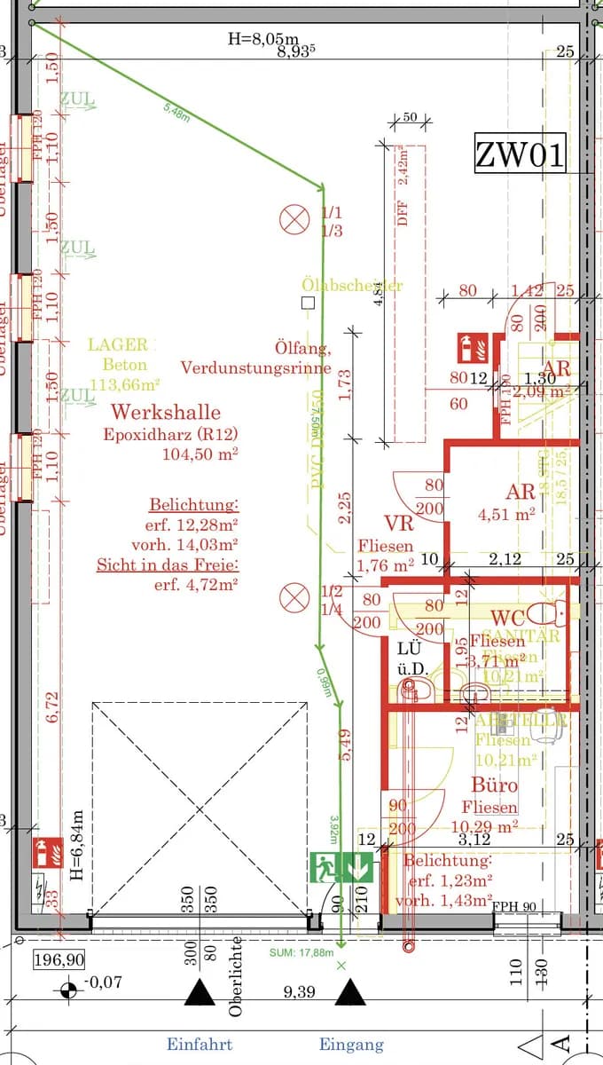 Gewerbeimmobilie mieten in Baden – 113 m², € 1.680 – Bild 5 von 5