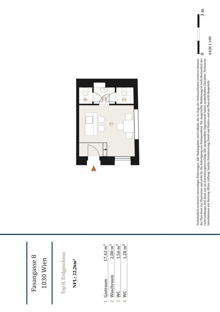 1-Zimmer-Gewerbeimmobilie kaufen in Wien – 22 m², € 140.000 – Bild 11 von 11