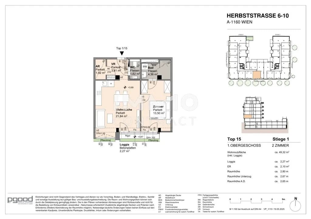 2-Zimmer-Wohnung kaufen in Wien – 46,87 m², € 310.800 – Bild 10 von 10