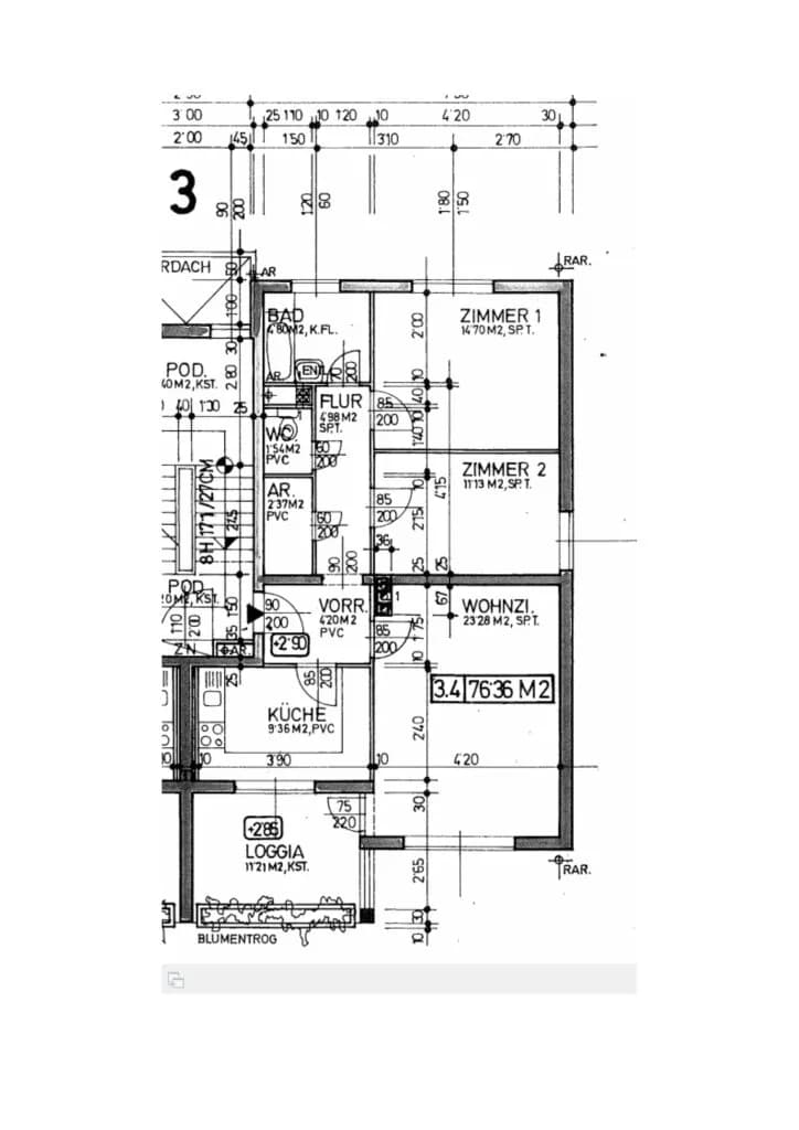 3-Zimmer-Wohnung mieten in Leibnitz – 90 m², € 896 – Bild 2 von 2