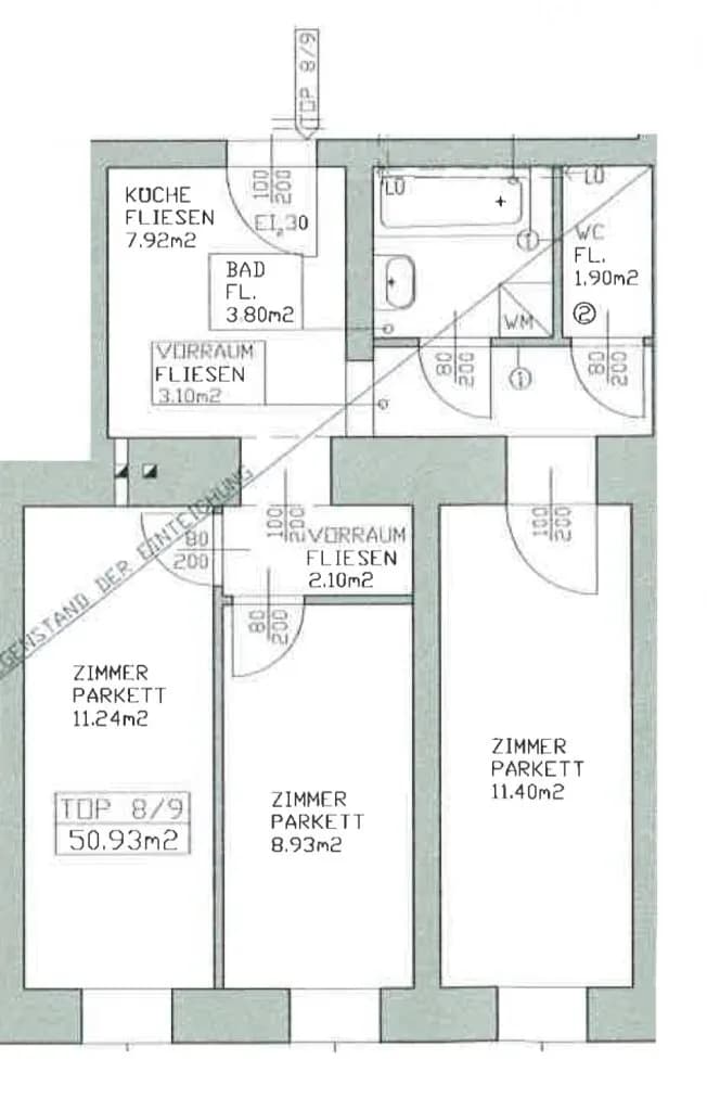 3-Zimmer-Wohnung kaufen in Wien – 51,29 m², € 265.000 – Bild 21 von 21