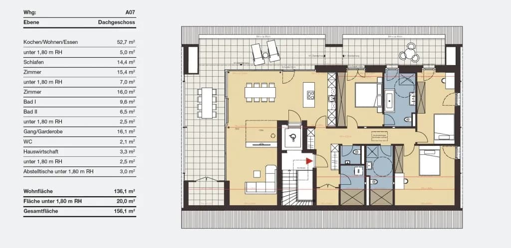 4-Zimmer-Wohnung kaufen in Bregenz – 156,1 m², € 1.564.000 – Bild 5 von 6