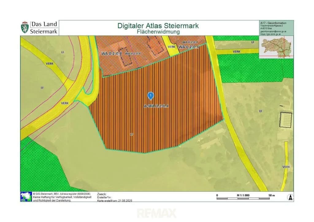 Grundstück kaufen in Leibnitz – 1 240 m², € 150.000 – Bild 5 von 5
