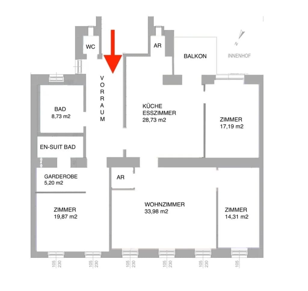 5-Zimmer-Wohnung kaufen in Wien – 152,07 m², € 1.490.000 – Bild 22 von 22