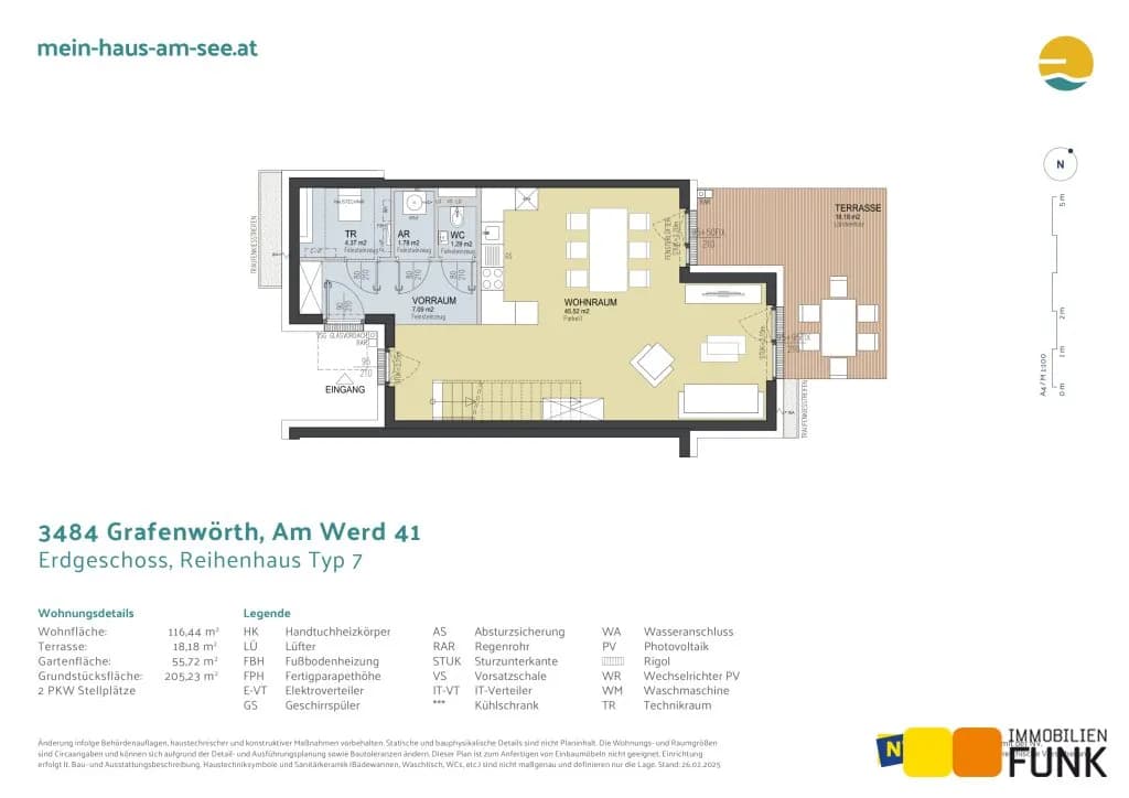 4-Zimmer-Haus kaufen in Tulln – 116,44 m², € 510.000 – Bild 14 von 16
