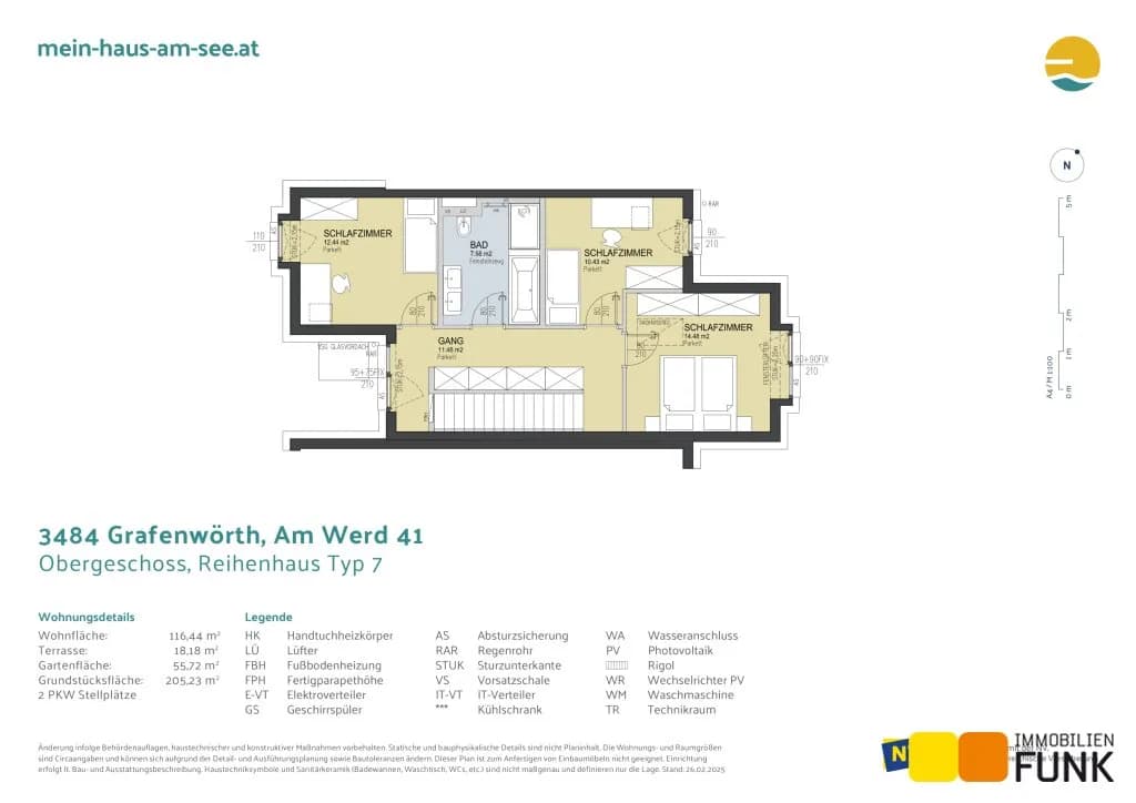 4-Zimmer-Haus kaufen in Tulln – 116,44 m², € 510.000 – Bild 15 von 16