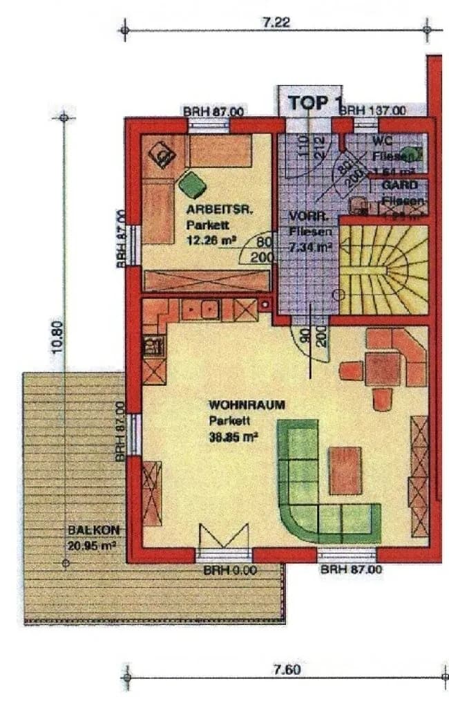 5-Zimmer-Haus mieten in Vöcklabruck – 123,05 m², € 1.728 – Bild 6 von 7