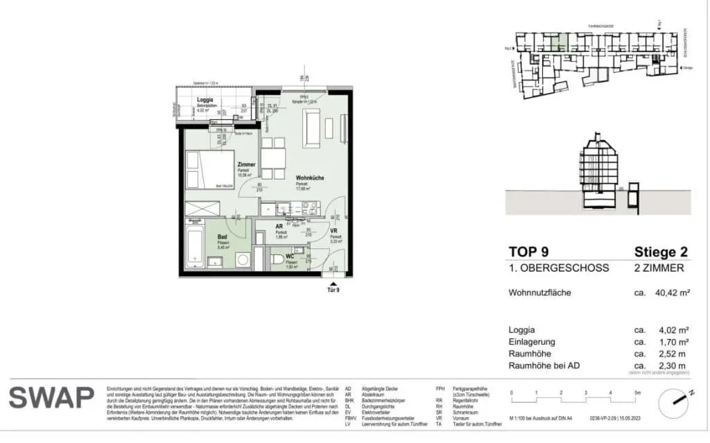2-Zimmer-Wohnung kaufen in Wien – 40,42 m², € 269.000 – Bild 25 von 25