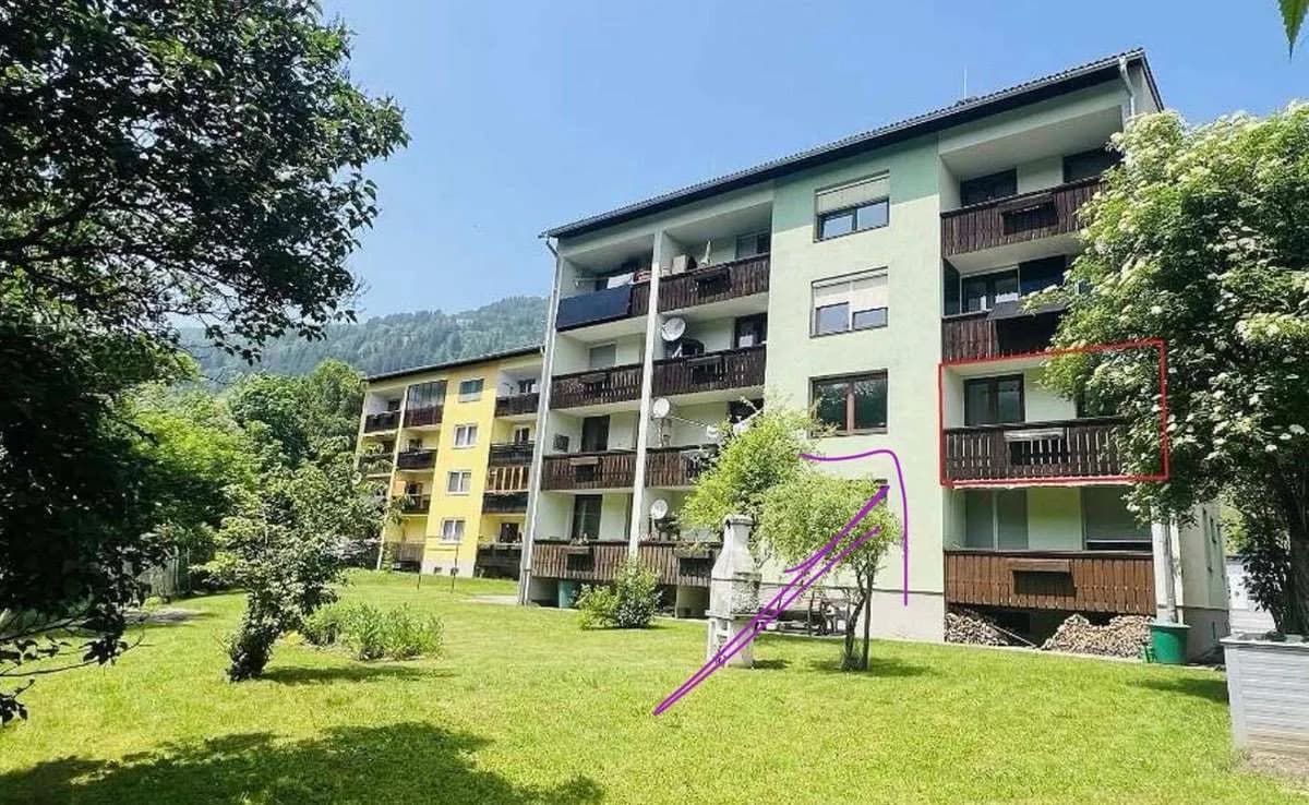 3-Zimmer-Wohnung kaufen in Murau – 79 m², € 185.000