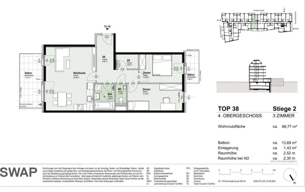 3-Zimmer-Wohnung kaufen in Wien – 68,77 m², € 527.300 – Bild 26 von 26