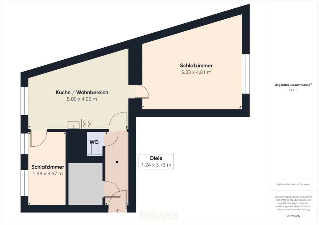 3-Zimmer-Wohnung kaufen in Wien – 56,09 m², € 199.000 – Bild 10 von 14