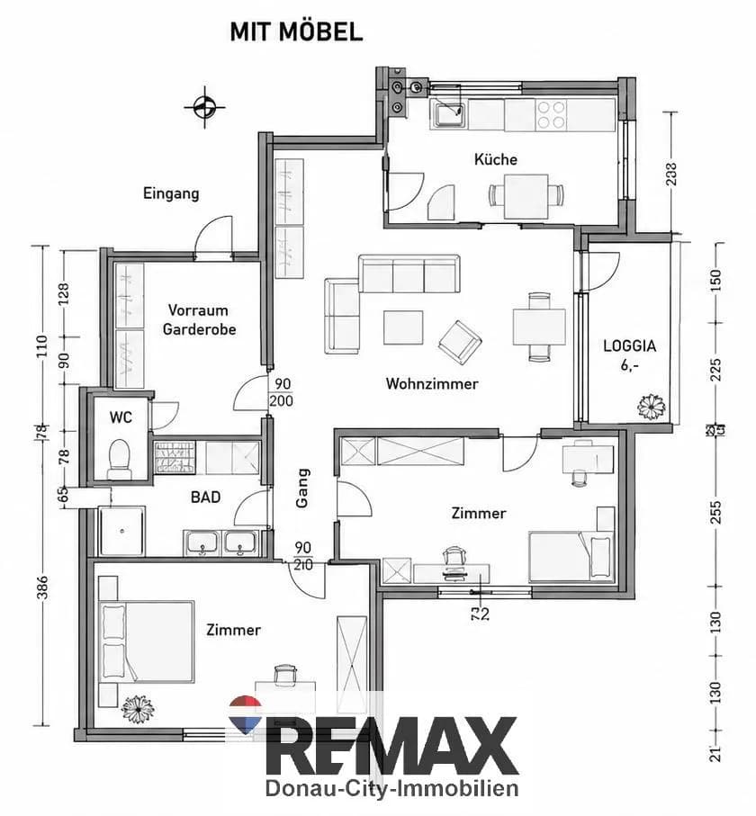 3-Zimmer-Wohnung kaufen in Korneuburg – 68 m², € 195.000 – Bild 6 von 7