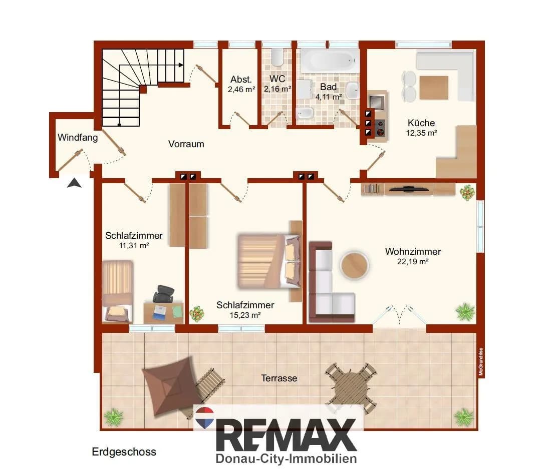 6-Zimmer-Haus kaufen in Tulln – 177 m², € 470.000 – Bild 17 von 20