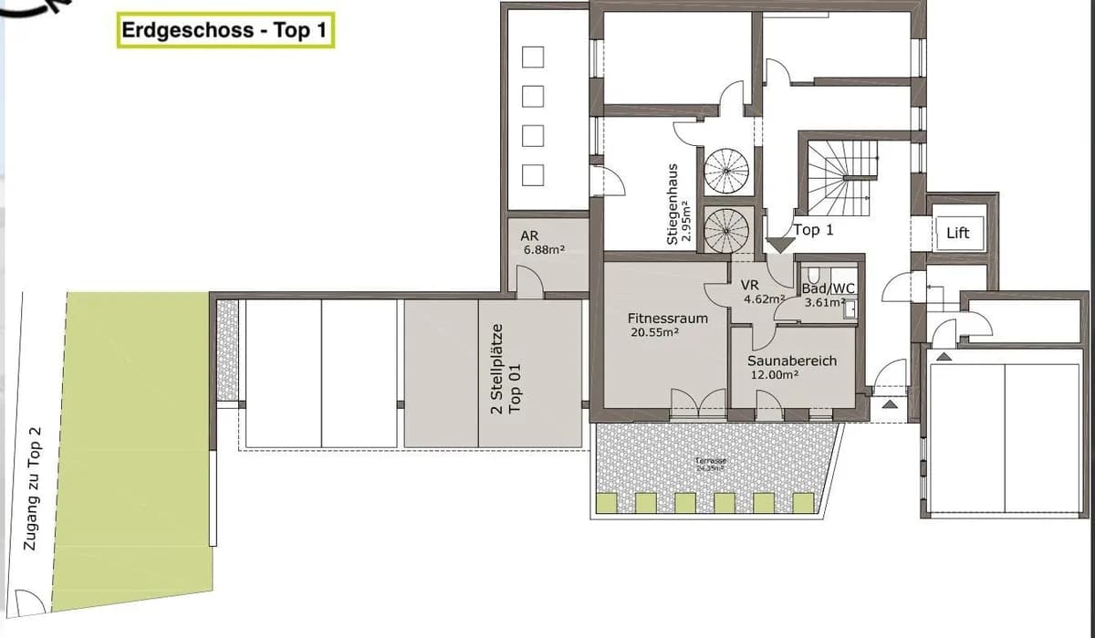 12-Zimmer-Gewerbeimmobilie kaufen in Graz – 334,23 m², € 2.090.000 – Bild 12 von 15