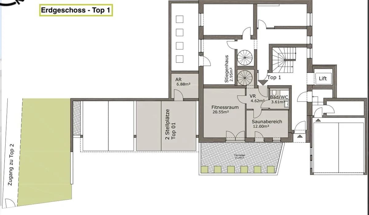 5-Zimmer-Wohnung kaufen in Graz – 100 m², € 535.000 – Bild 6 von 7
