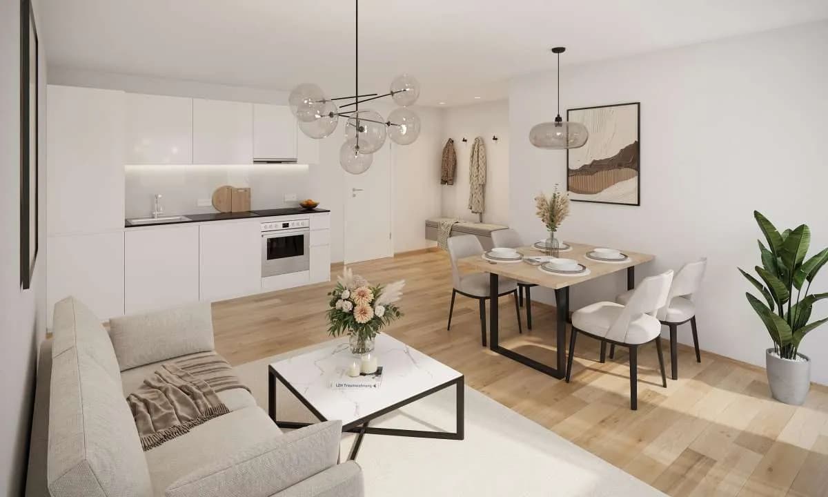 2-Zimmer-Wohnung mieten in Klagenfurt – 61 m², € 1.155