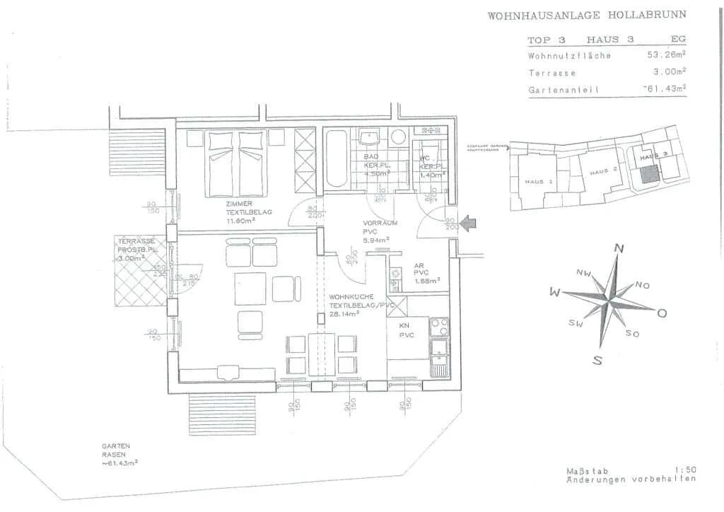 2-Zimmer-Wohnung kaufen in Hollabrunn – 53 m², € 152.500 – Bild 25 von 25
