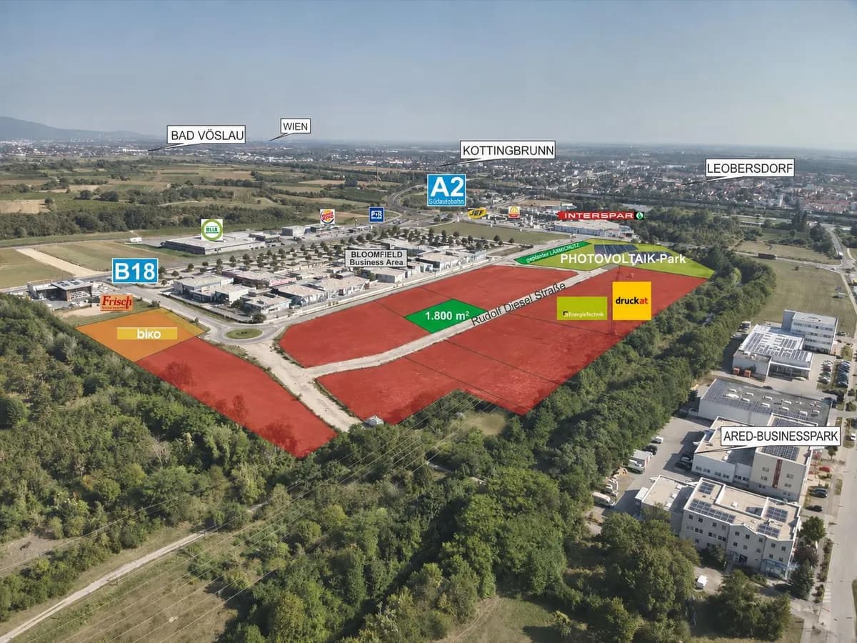 Immobilie mieten in Baden – 1 800 m², € 3.600
