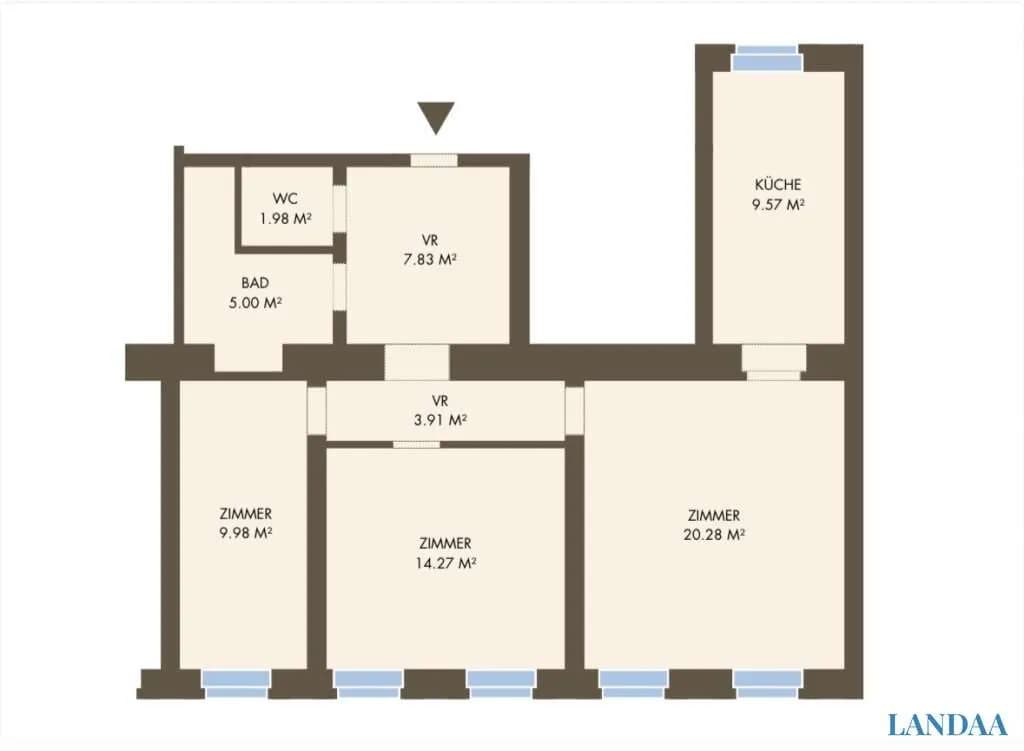 3-Zimmer-Wohnung kaufen in Wien – 72,82 m², € 395.000 – Bild 17 von 17