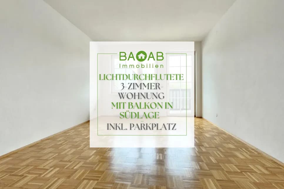 3-Zimmer-Wohnung mieten in Klagenfurt – 62 m², € 1.075