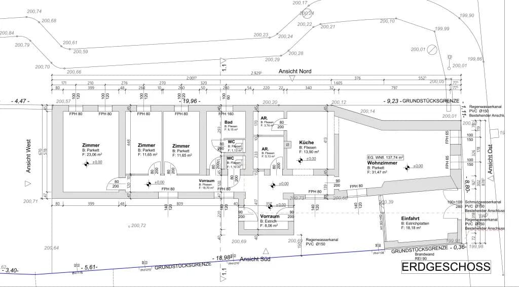 4-Zimmer-Haus kaufen in Mistelbach – 138 m², € 499.000 – Bild 30 von 31