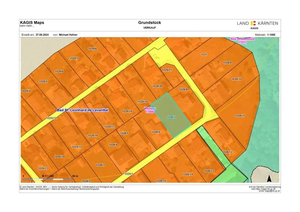 Grundstück kaufen in Wolfsberg – 838 m², € 80.000 – Bild 3 von 4
