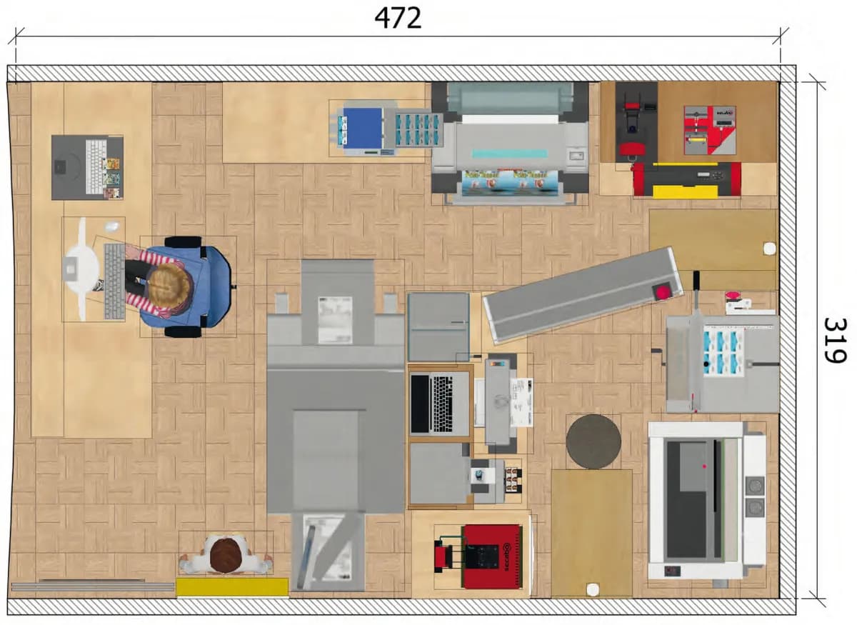 1-Zimmer-Gewerbeimmobilie mieten in Wien – 16 m², € 1.800 – Bild 7 von 8