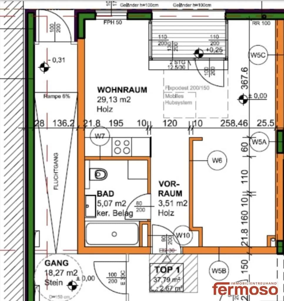 1-Zimmer-Wohnung kaufen in Wien – 38 m², € 225.000 – Bild 23 von 23