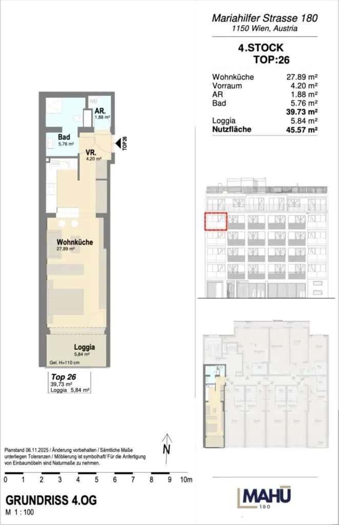 1-Zimmer-Wohnung kaufen in Wien – 39,73 m², € 319.875 – Bild 12 von 12