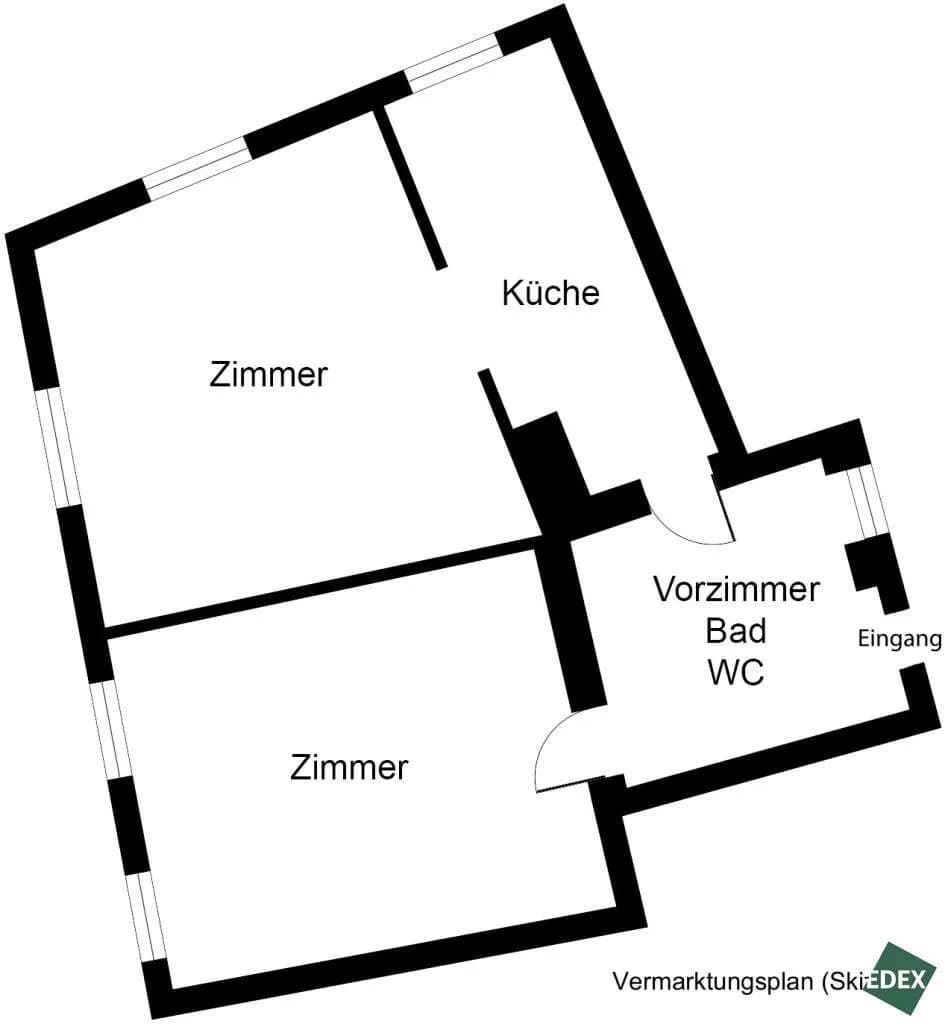 2-Zimmer-Wohnung kaufen in Wien – 56,03 m², € 189.000 – Bild 15 von 15