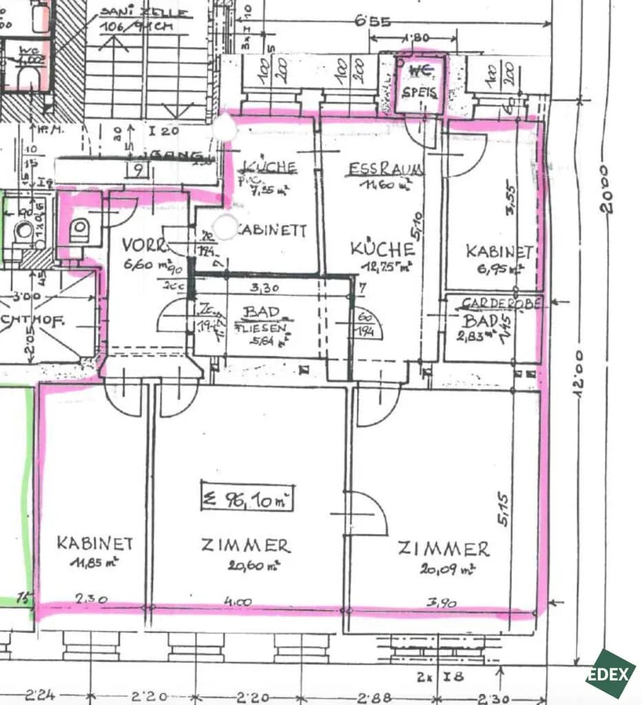 4-Zimmer-Wohnung kaufen in Wien – 95,84 m², € 289.000 – Bild 15 von 16