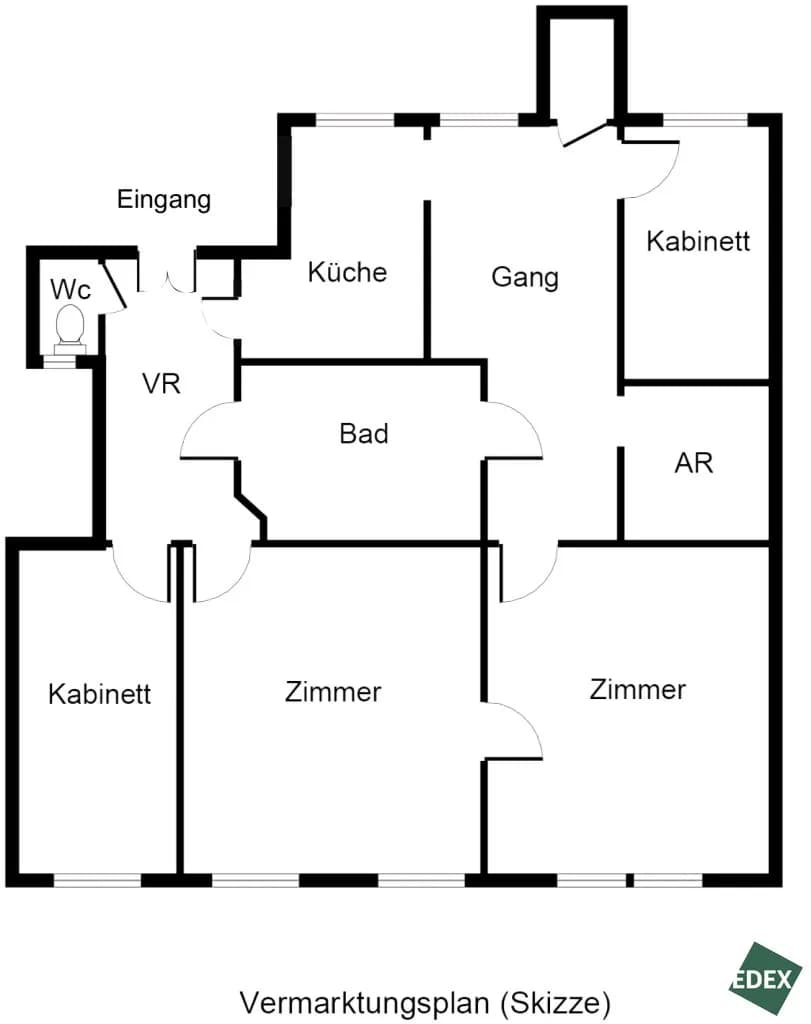 4-Zimmer-Wohnung kaufen in Wien – 95,84 m², € 289.000 – Bild 16 von 16