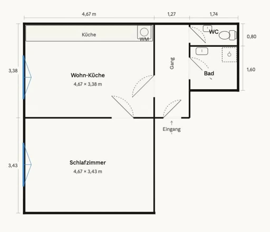 2-Zimmer-Wohnung kaufen in Wien – 40,27 m², € 199.000 – Bild 10 von 10