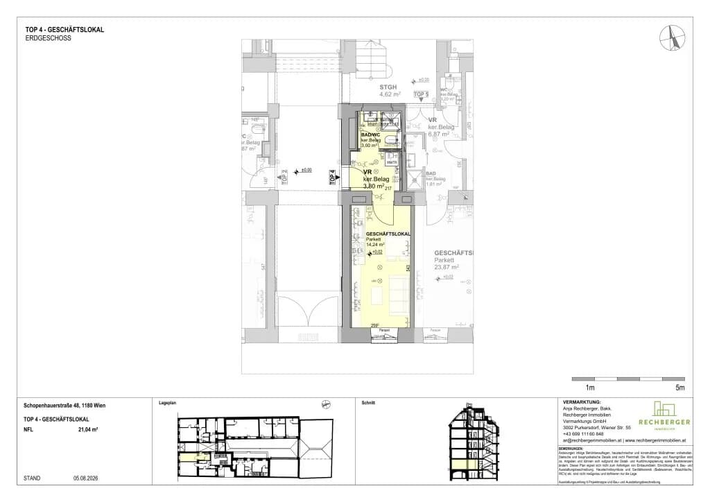 Gewerbeimmobilie kaufen in Wien – 21 m², € 129.000 – Bild 7 von 10