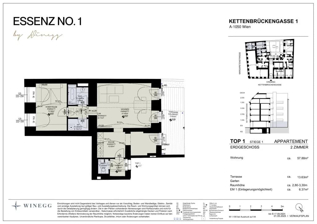Immobilie kaufen in Wien – 57,88 m², € 444.500 – Bild 31 von 31