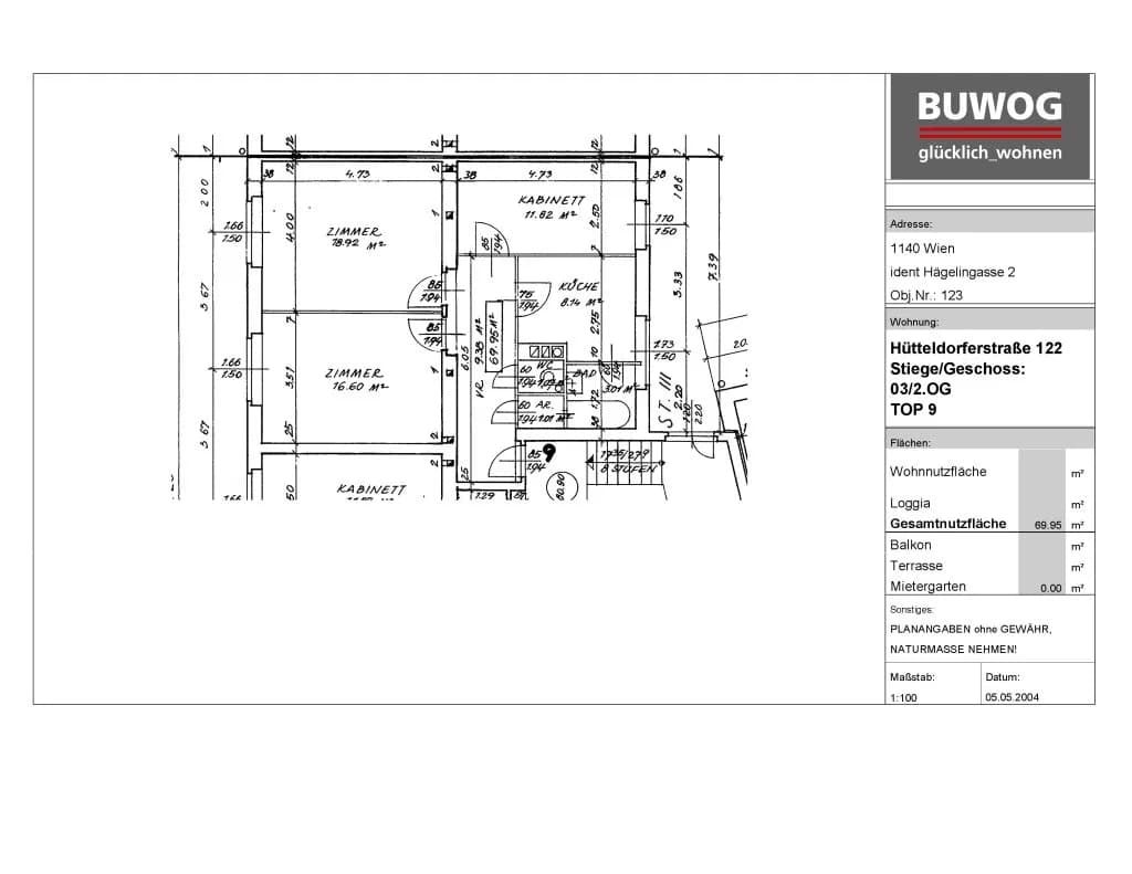 3-Zimmer-Wohnung kaufen in Wien – 69,95 m², € 249.900 – Bild 29 von 30