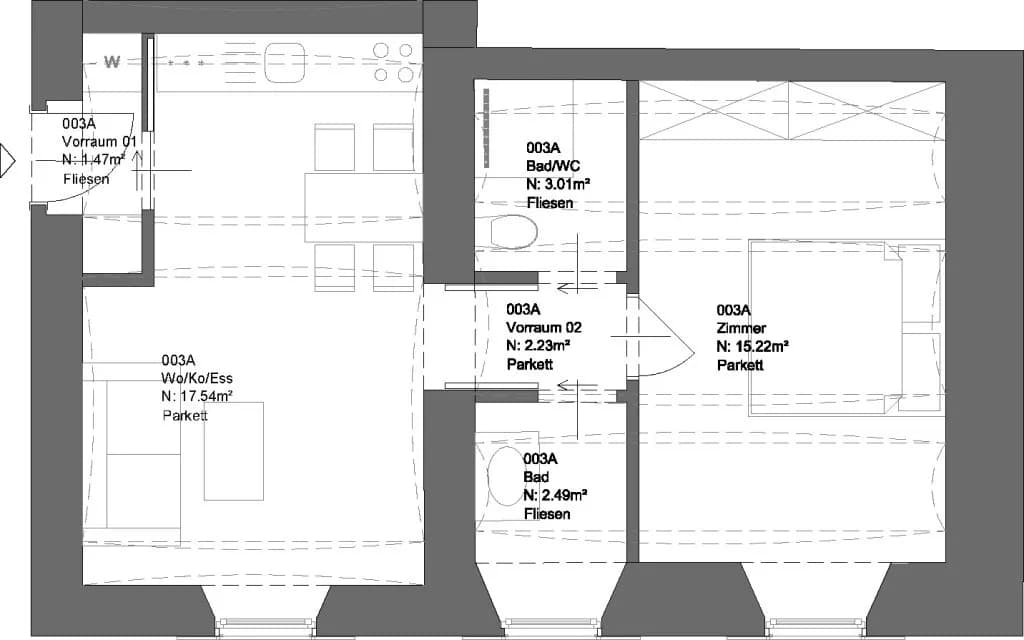 2-Zimmer-Wohnung mieten in Leibnitz – 41,96 m², € 550