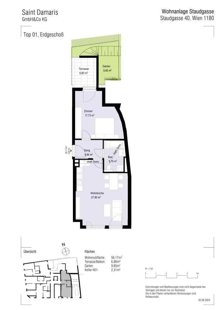 2-Zimmer-Wohnung kaufen in Wien – 56,17 m², € 408.000 – Bild 8 von 9